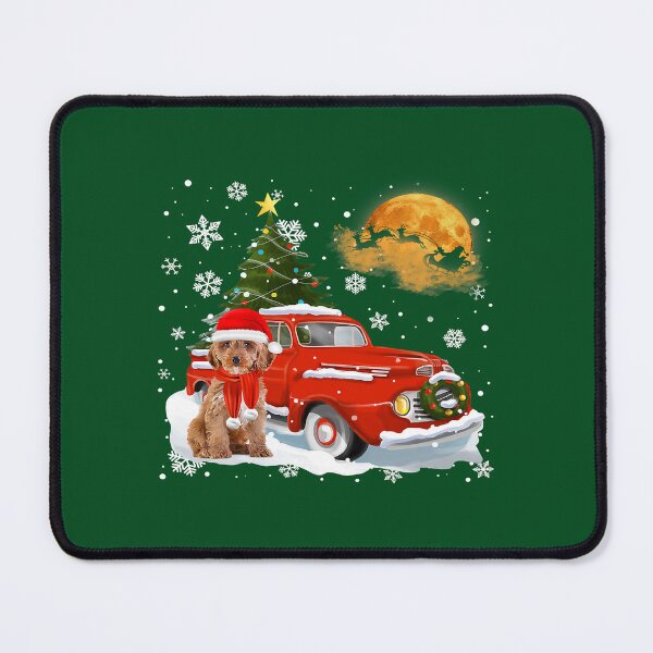 Item preview, Cockapoo Vintage Wagon Red Truck Christmas Tree Pajamas108 designed and sold by FamilyRoyal.
