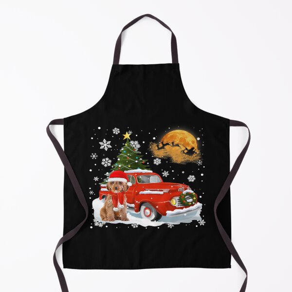 Item preview, Cockapoo Vintage Wagon Red Truck Christmas Tree Pajamas108 designed and sold by FamilyRoyal.