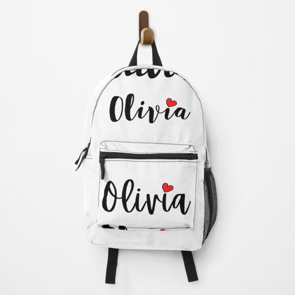 Item preview, Olivia Name Cute Mini Heart Triple Fonts designed and sold by 27th-Tee.