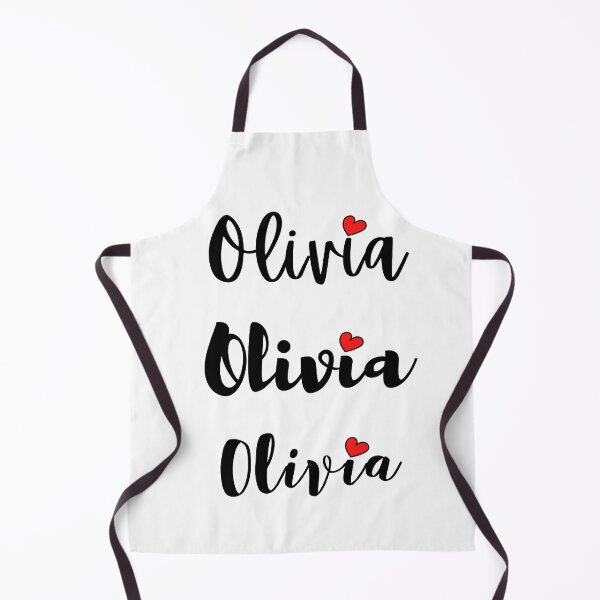 Item preview, Olivia Name Cute Mini Heart Triple Fonts designed and sold by 27th-Tee.