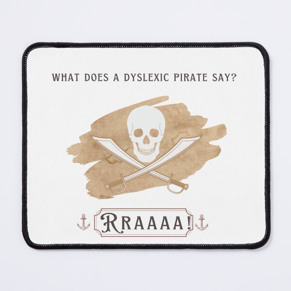 Item preview, Pirate Funny Dyslexic Pirate RRAAAA Meme Quotes Cute Vintage Unisex Women Men T Shirt Clothing Gift for Her Him designed and sold by Winterlock.