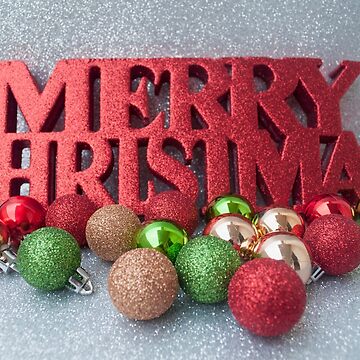 Artwork thumbnail, Christmas 2017 Red Green Gold Holidays by Jen Waltmon