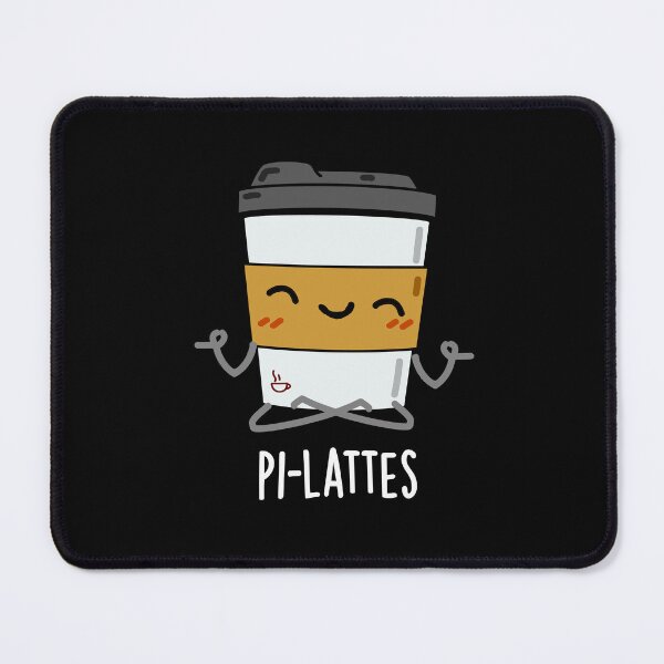 Artikelvorschau, Pi-lattes Pilates Lustige Latte-Wortspiele (Dark BG) entworfen und verkauft von punnybone.