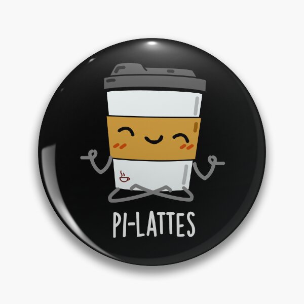 Artikelvorschau, Pi-lattes Pilates Lustige Latte-Wortspiele (Dark BG) entworfen und verkauft von punnybone.