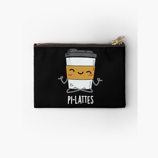 Artikelvorschau, Pi-lattes Pilates Lustige Latte-Wortspiele (Dark BG) entworfen und verkauft von punnybone.