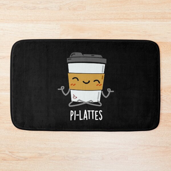 Artikelvorschau, Pi-lattes Pilates Lustige Latte-Wortspiele (Dark BG) entworfen und verkauft von punnybone.
