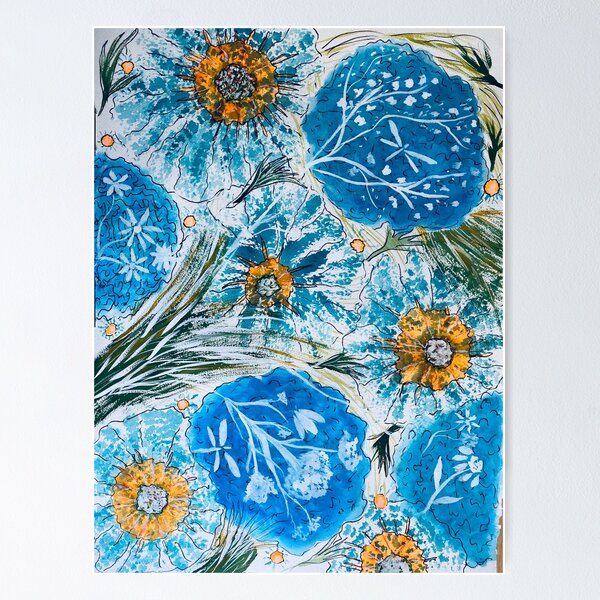 Item preview, Bluesy Chaos designed and sold by Shak5000.