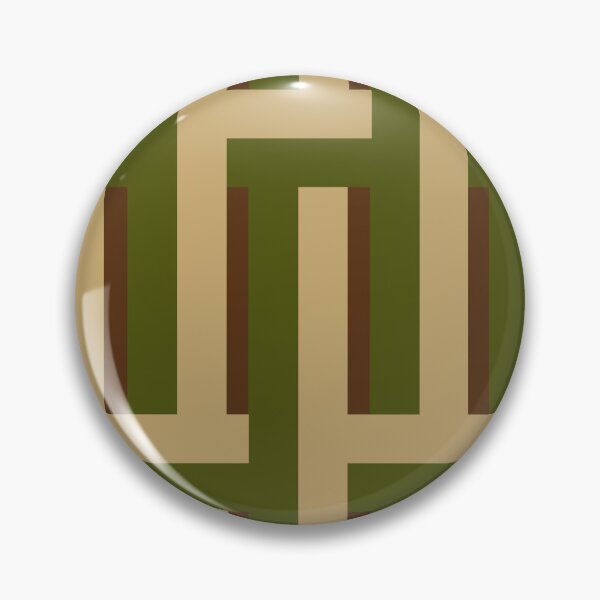 Item preview, Moss Green, Brown and Deep Cream Geometric Modern Pattern designed and sold by Stephanie J Lewis.