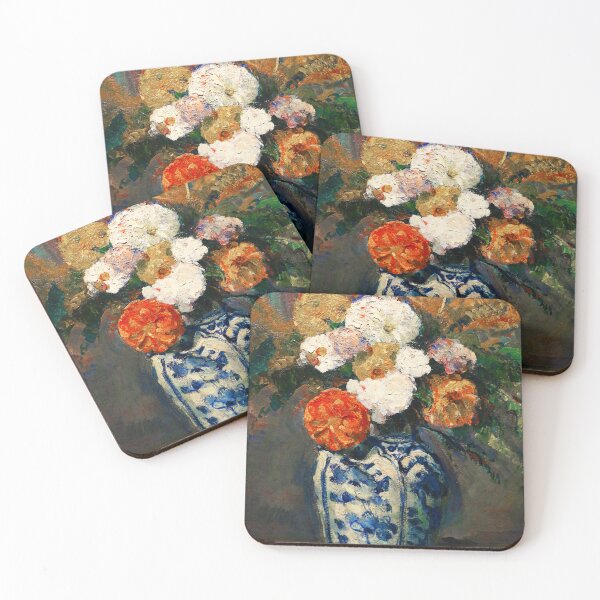 Item preview, HD PAUL CEZANNE - Dahlias designed and sold by Go Logo Designs.