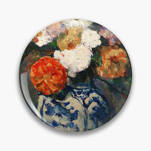 Item preview, HD PAUL CEZANNE - Dahlias designed and sold by Go Logo Designs.