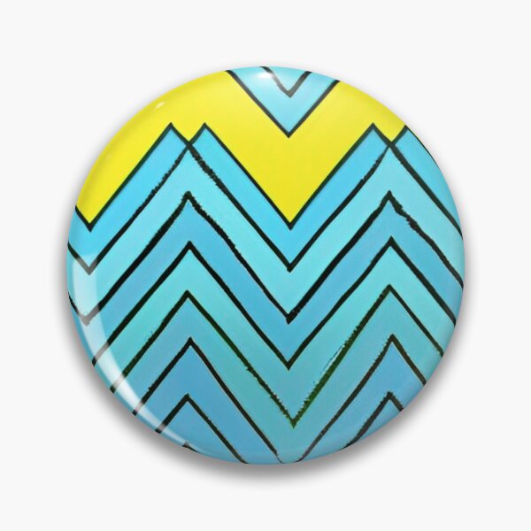 Item preview, Blue and Yellow Zigzag Pattern designed and sold by ~.