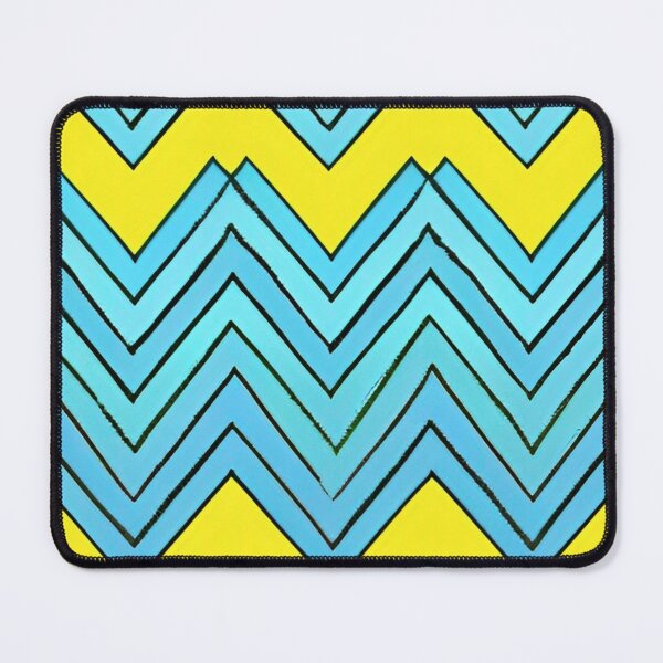 Item preview, Blue and Yellow Zigzag Pattern designed and sold by ~.