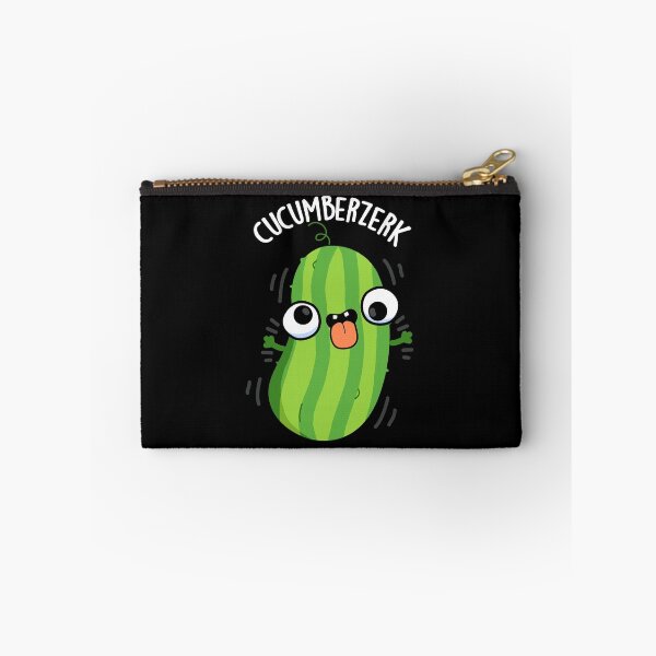 Item preview, Cucumberzerk Funny Berzerk Cucumber Puns (Dark BG) designed and sold by punnybone.