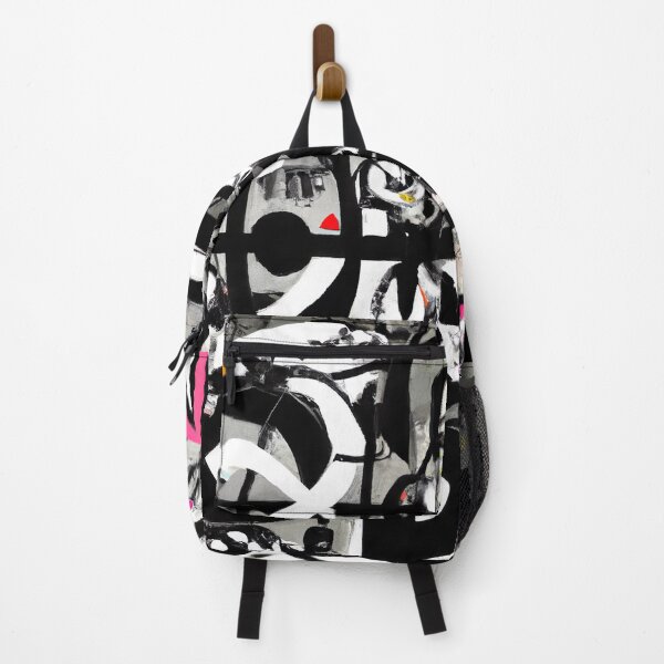 Item preview, Wall 3 - Abstract Street Art - Grey, Black, White and Bright Colours designed and sold by Inomaly Art.