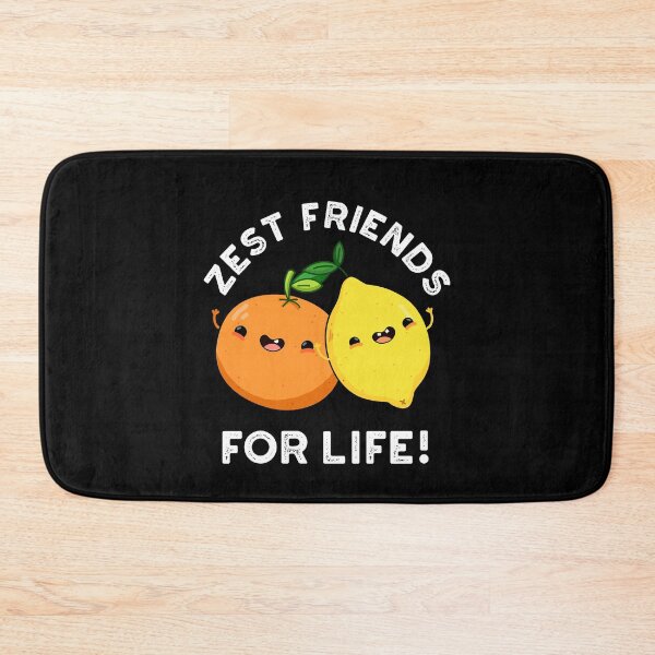 Item preview, Zest Friends For Life Funny Fruit Puns(Dark BG) designed and sold by punnybone.