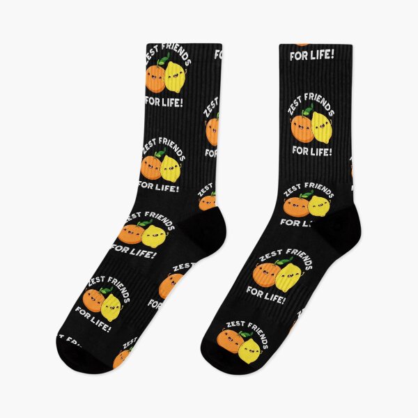 Item preview, Zest Friends For Life Funny Fruit Puns(Dark BG) designed and sold by punnybone.