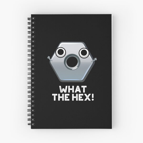 Artikelvorschau, What The Hex Lustige Sechseck-Wortspiele (Dark BG) entworfen und verkauft von punnybone.