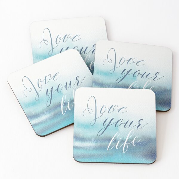Item preview, Love Your Life Watercolor designed and sold by MalcolmAndPark.
