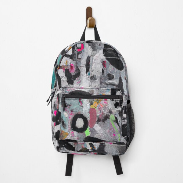 Item preview, Wall 5 - Abstract Street Art - Grey, Black, Pink designed and sold by Inomaly Art.