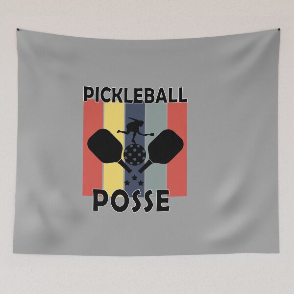 Item preview, PICKLEBALL POSSE FUNNY PICKLEBALL QUOTE FOR PICKLEBALL LOVERS designed and sold by YaSsHop ⭐️⭐️⭐️⭐️⭐️(100K).