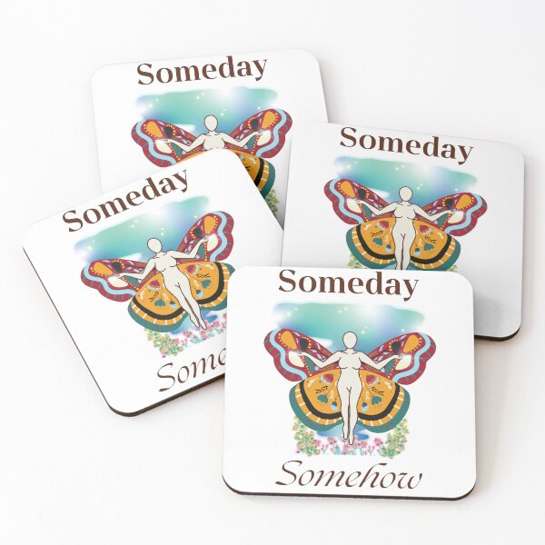 Item preview, Someday, somehow- Sienna Y2K blue butterfly aesthetic designed and sold by studioarchive.