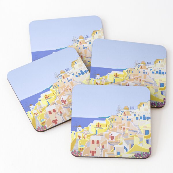 Item preview, Colours of Oia on Santorini: Santorini, Greek islands, Oia, La, Greek Island paradise, famous Greek Islands, Mediterranean islands. designed and sold by Robert Wale.