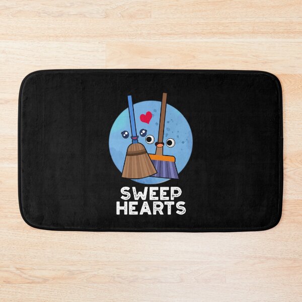 Item preview, Sweep Hearts Funny Broom Puns (Dark BG) designed and sold by punnybone.
