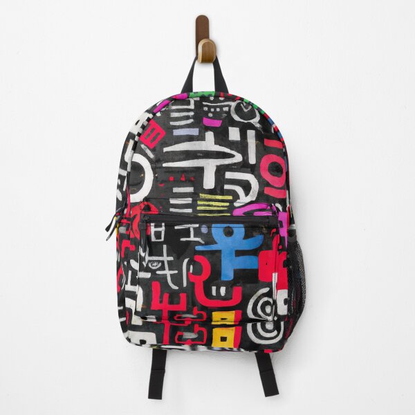 Item preview, Wall 2 - Colourful Abstract Street Art - Black, White, Red and Bright Colours designed and sold by Inomaly Art.