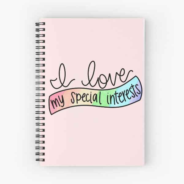 Item preview, I Love My Special Interests Rainbow Banner designed and sold by soulsongdesign.
