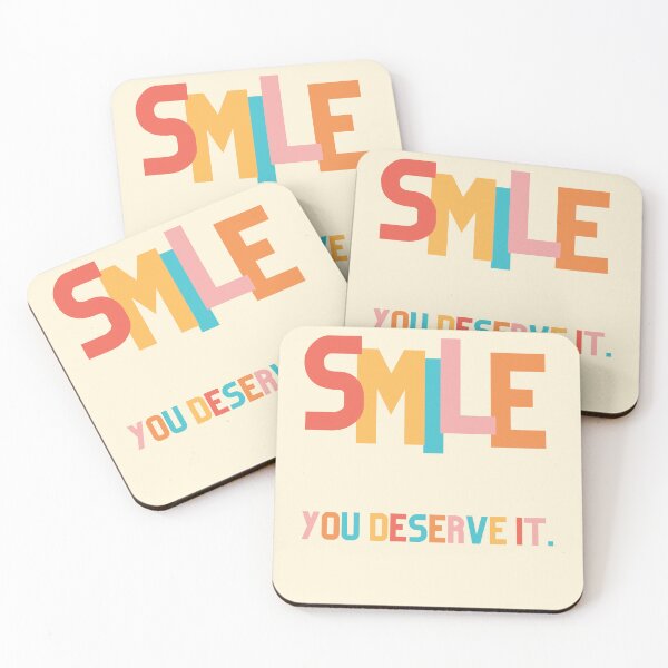 Item preview, Smile You Deserve It designed and sold by MalcolmAndPark.
