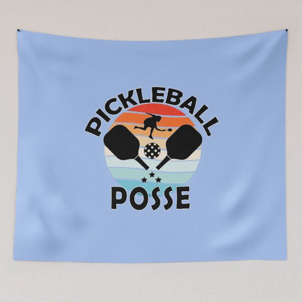 Item preview, PICKLEBALL POSSE FUNNY PICKLEBALL QUOTE FOR PICKLEBALL LOVERS designed and sold by YaSsHop ⭐️⭐️⭐️⭐️⭐️(100K).