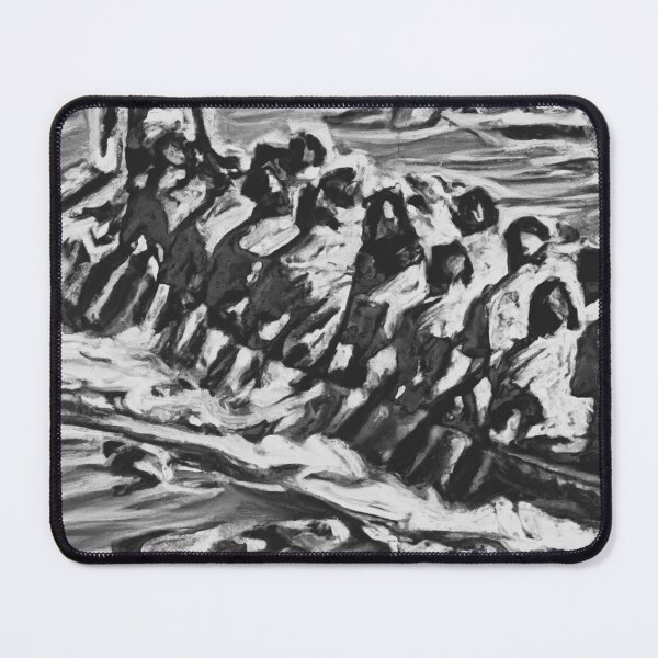 Item preview, Dragon Boat racing Black & White stylised designed and sold by Andykinoz.