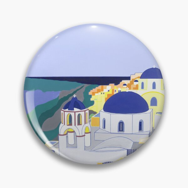 Item preview, Colours of Fira on Santorini: Santorini, Greek islands, Oia, La, Greek Island paradise, famous Greek Islands, Mediterranean islands, Thera, Thira, Cyclades, Kyklades,  designed and sold by Robert Wale.