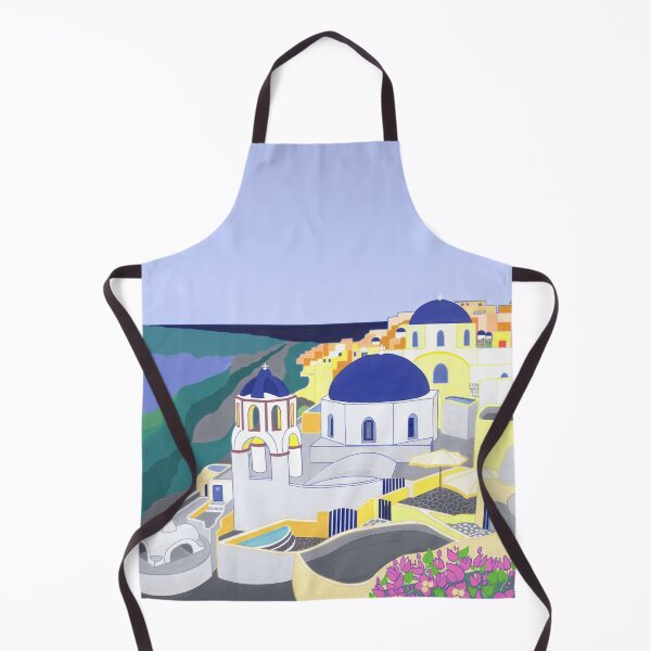 Item preview, Colours of Fira on Santorini: Santorini, Greek islands, Oia, La, Greek Island paradise, famous Greek Islands, Mediterranean islands, Thera, Thira, Cyclades, Kyklades,  designed and sold by Robert Wale.
