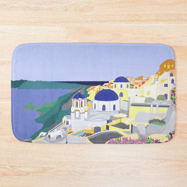 Item preview, Colours of Fira on Santorini: Santorini, Greek islands, Oia, La, Greek Island paradise, famous Greek Islands, Mediterranean islands, Thera, Thira, Cyclades, Kyklades,  designed and sold by Robert Wale.