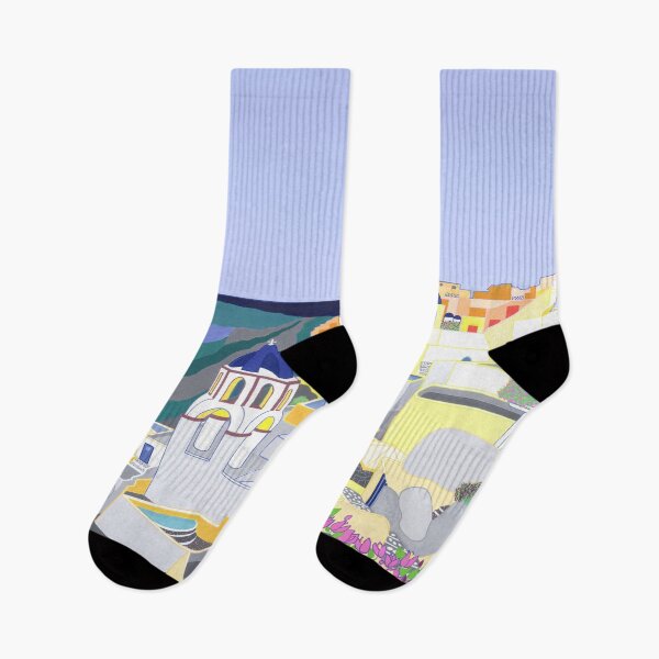 Item preview, Colours of Fira on Santorini: Santorini, Greek islands, Oia, La, Greek Island paradise, famous Greek Islands, Mediterranean islands, Thera, Thira, Cyclades, Kyklades,  designed and sold by Robert Wale.