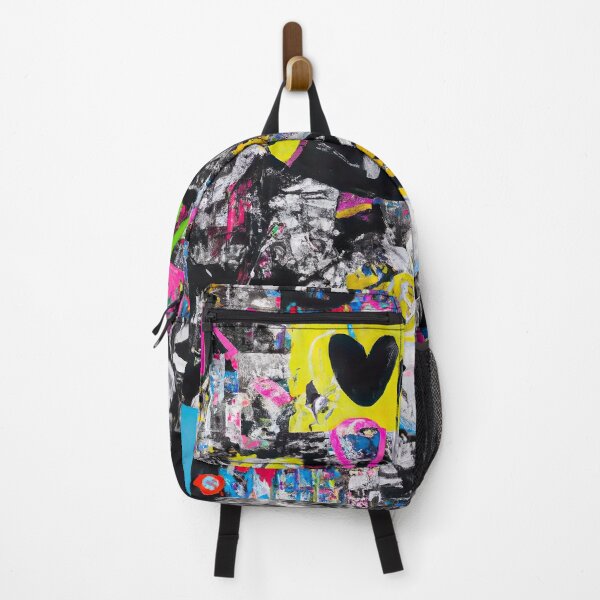 Item preview, Wall 14 - Detailed Abstract Street Art - Black, White and Bright Colours designed and sold by Inomaly Art.