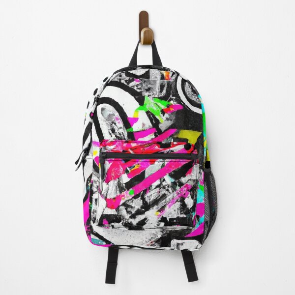 Item preview, Wall 15 - Abstract Pop Street Art - Black, White and Bright Colours designed and sold by Inomaly Art.