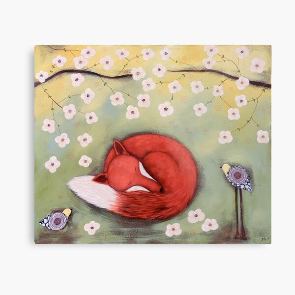 Foxy Metal Print