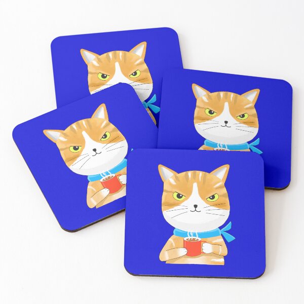 Item preview, Cute Cat and coffee  designed and sold by fernandobos.