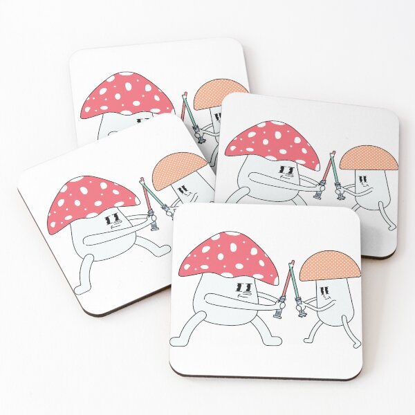 Item preview, Cute Mushroom Sword Duel designed and sold by Poly-Apparel.