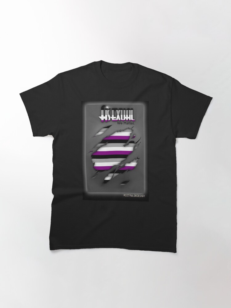 Alternate view of Asexual pride Classic T-Shirt
