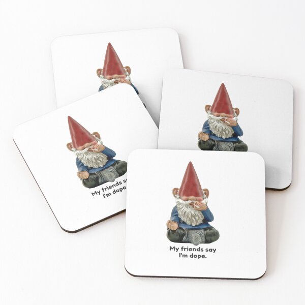 Item preview, Mis amigos dicen que estoy drogado - Christmas Naughty Funny Dope Gnome on Weed designed and sold by Chi  Gardens.