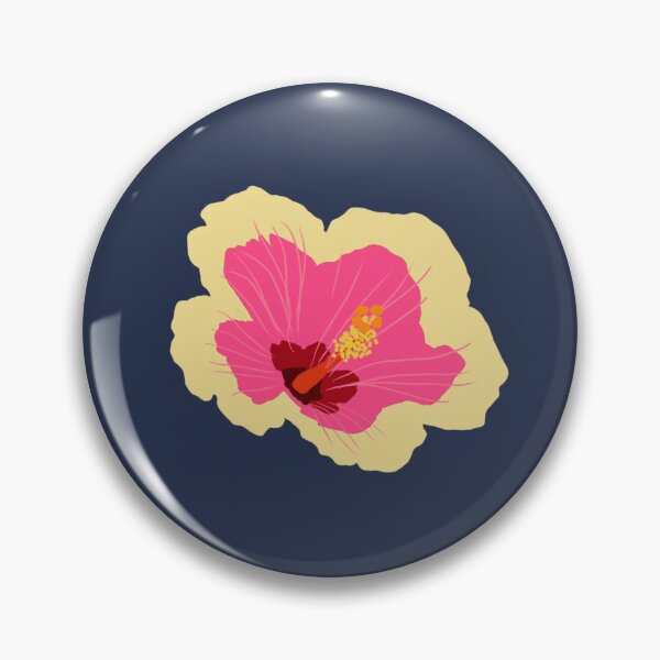 Item preview, Pink Yellow Hibiscus designed and sold by ayaminlove.