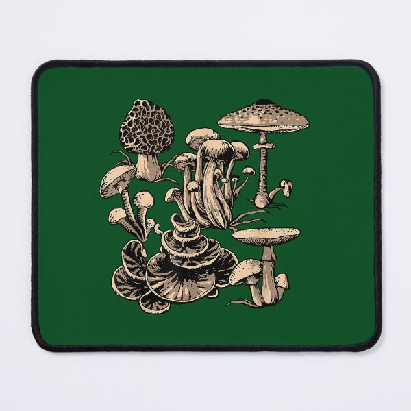Item preview, Types of Mushroom Fungi Cottagecore Mycophile Mushroom Lover93 designed and sold by PrincessNana1.