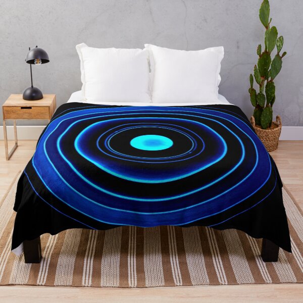 Item preview, PATTERN DESIGN STUDY #66 – Spiral Stairway Lit in Blue designed and sold by DEL-Productions.