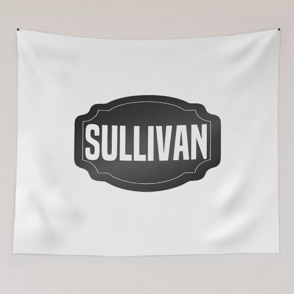 Item preview, SULLIVAN Personalized Name Birthday Tag Family Name SULLIVAN BOY Custom Name First Name Last Name  designed and sold by HalloweenGift.
