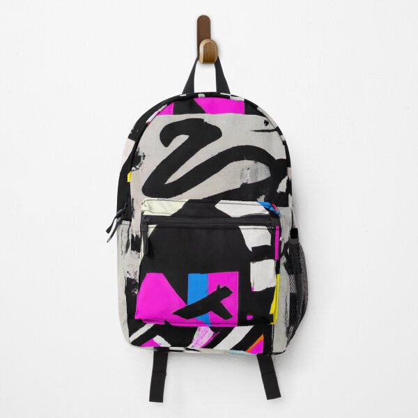 Item preview, Wall 32 - Abstract Pop Street Art - Grey, Black, White and Bright Colours designed and sold by Inomaly Art.