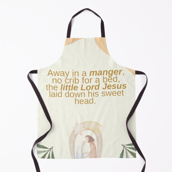 Item preview, Away In A Manger Christmas Carol designed and sold by MalcolmAndPark.