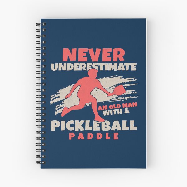 Item preview, Mens Never Underestimate An Old Man With A Pickleball Paddle 432 designed and sold by PrincessNana1.